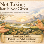 Not Taking What Is Not Given